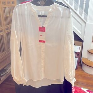 Cabi Spring 2024 White Lyric Blouse